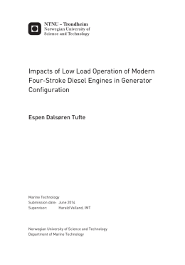 Impacts of Low Load Operation of Modern Four-Stroke Diesel