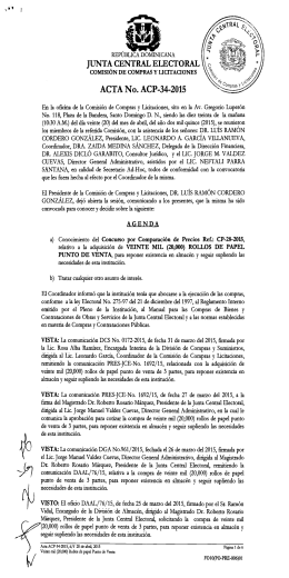 Acta No. ACP-34-2015
