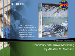 Hospitality and Travel Marketing by Alastair M