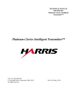 Platinum-i Series Intelligent Transmitter™