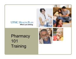 Pharmacy 101 Training