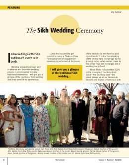 The Sikh Wedding Ceremony - The Society of Notaries Public of BC