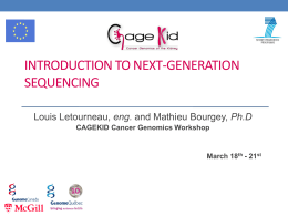 Introduction to Next-Generation Sequencing