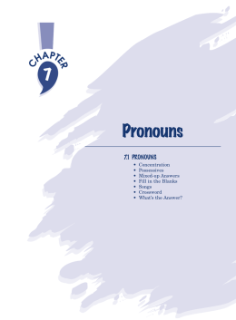 Pronouns - AzarGrammar.com