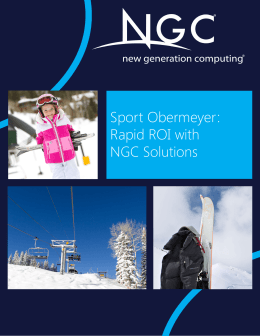 Sport Obermeyer: Rapid ROI with NGC Solutions