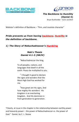 Webster`s definition of Backbone – “firm, and resolute character