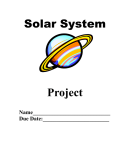 Solar System Project