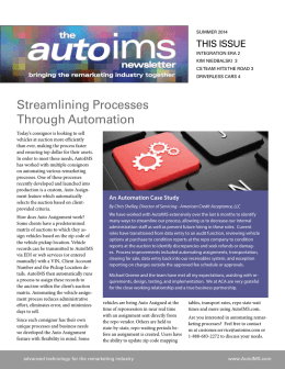 Streamlining Processes through Automation