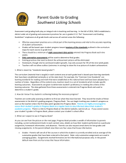 Parent Guide to Grading 2015 - Southwest Licking School District