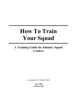 How To Train - 2nd Battalion, 5th Marines