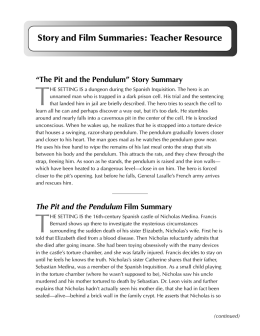 Story and Film Summaries: Teacher Resource