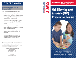 Child Development Associate (CDA) Preparation Courses