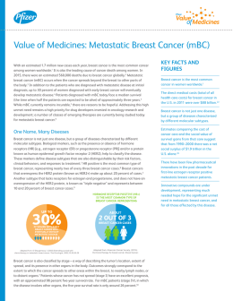 Value of Medicines: Metastatic Breast Cancer (mBC)