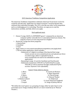 2015 American Traditions Competition Application