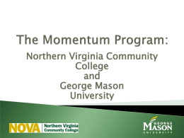 Northern Virginia Community College and George Mason University