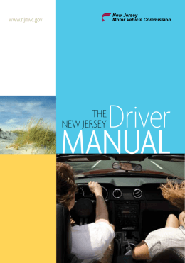 NJ Drivers Manual - Princeton High School