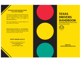 texas drivers handbook