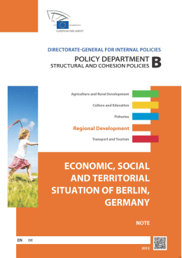 economic, social and territorial situation of berlin, germany