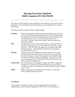 PDF Version of Hearing Protection Standard