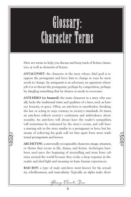 Glossary: Character Terms