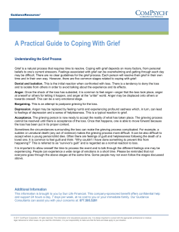 A Practical Guide to Coping With Grief