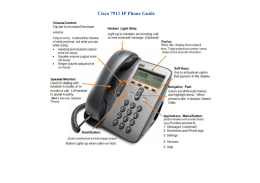 Cisco 7911 IP Phone Guide