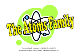 Atomic Math Challenge and Atoms Family Powerpoint
