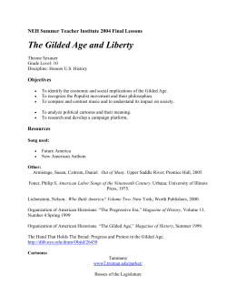 The Gilded Age and Liberty - University Library System