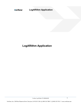 LogARithm Application