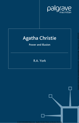Agatha Christie: Power and Illusion