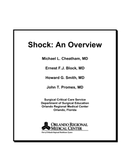 Shock: An Overview - SurgicalCriticalCare.net