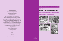 Twice Exceptional Students