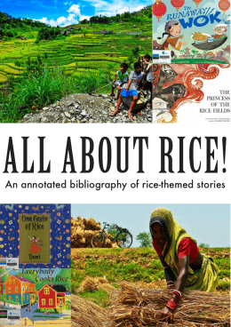About Rice - Asian Festival of Children`s Content
