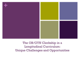OB/GYN Clerkship Orientation