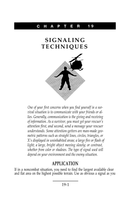Signaling Techniques - Equipped to Survive