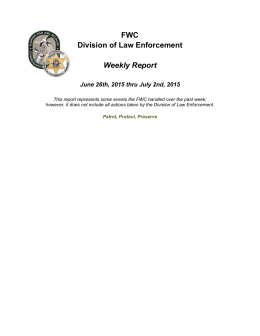 July 2, 2015 - Florida Fish and Wildlife Conservation Commission