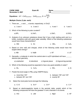 Sample Exam #3 - Personal.kent.edu