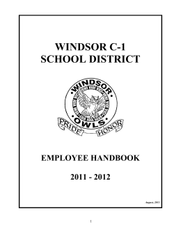 MISSION STATEMENT - Windsor C