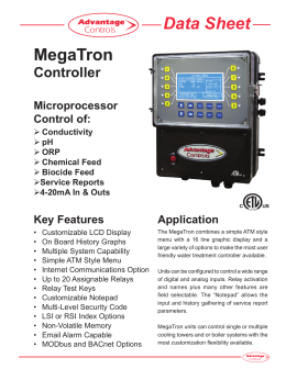 MegaTron spec sheet