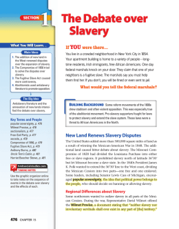 The Debate over Slavery - Waukee Community School District Blogs