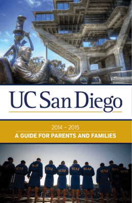 University of California San Diego 2014 parent