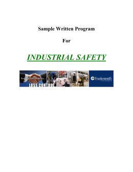 INDUSTRIAL SAFETY