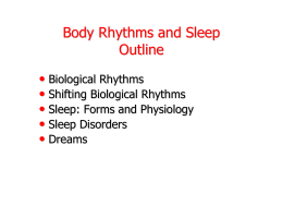 Body Rhythms and Mental States, Pt 1