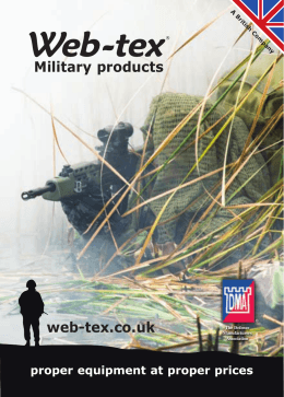 Military products web