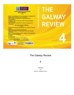 Contents - The Galway Review