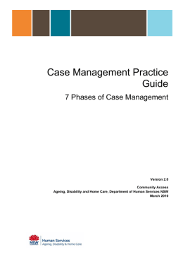 Case Management Practice Guide – 7 Phases of