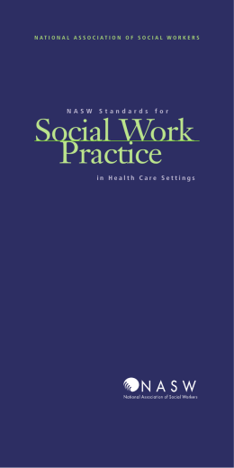 Social Work Practice - National Association of Social Workers
