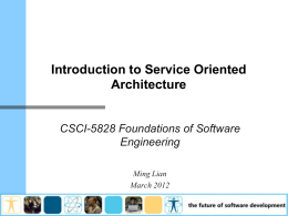 Introduction to Service Oriented Architecture