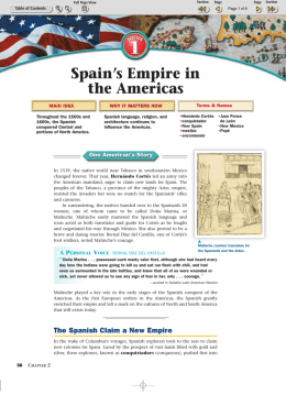 Spain`s Empire in the Americas