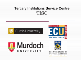 Tertiary Institutions Service Centre
